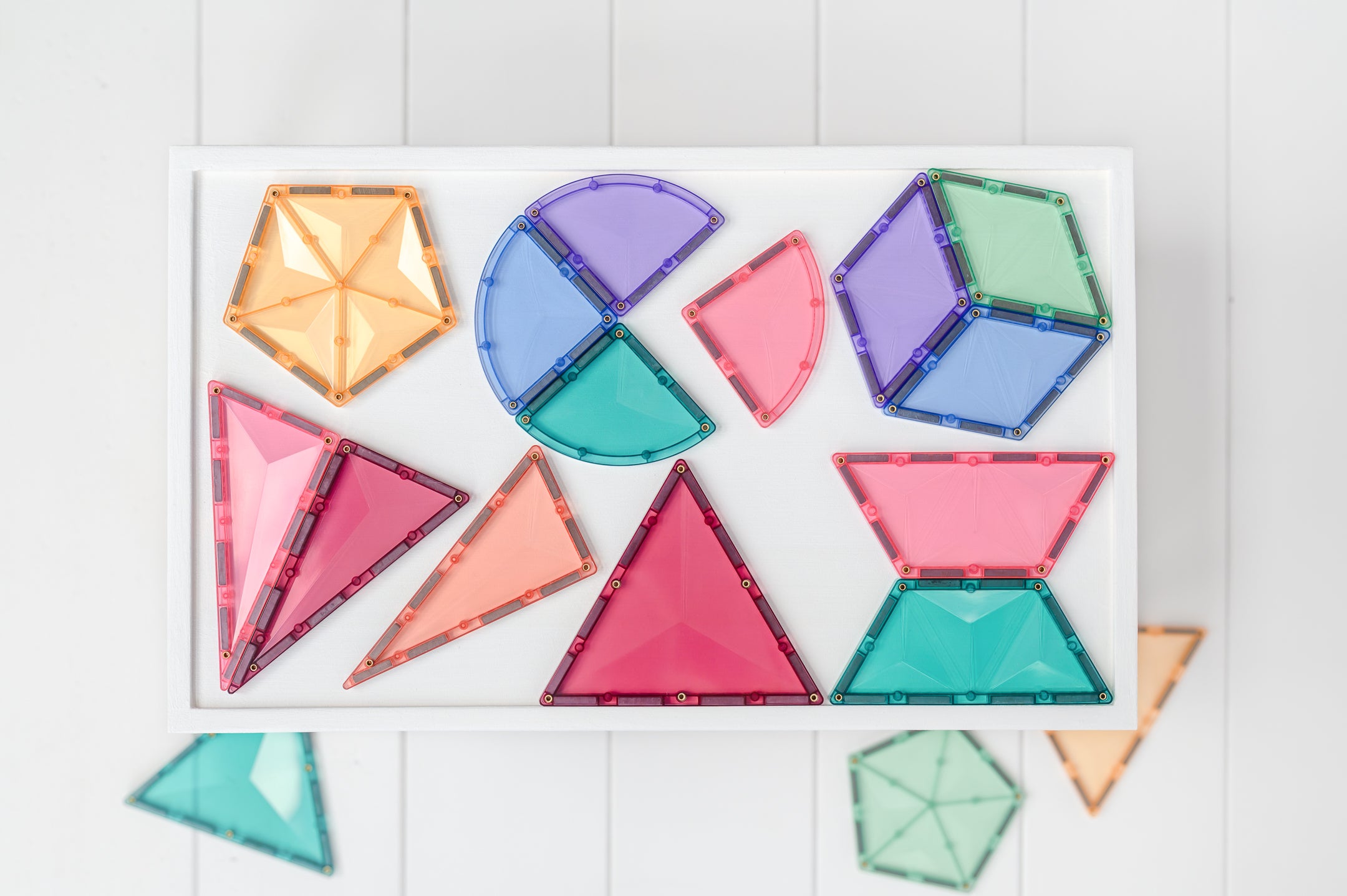 connetix - Magnetbausteine Pastel Shape Pack 48-tlg.