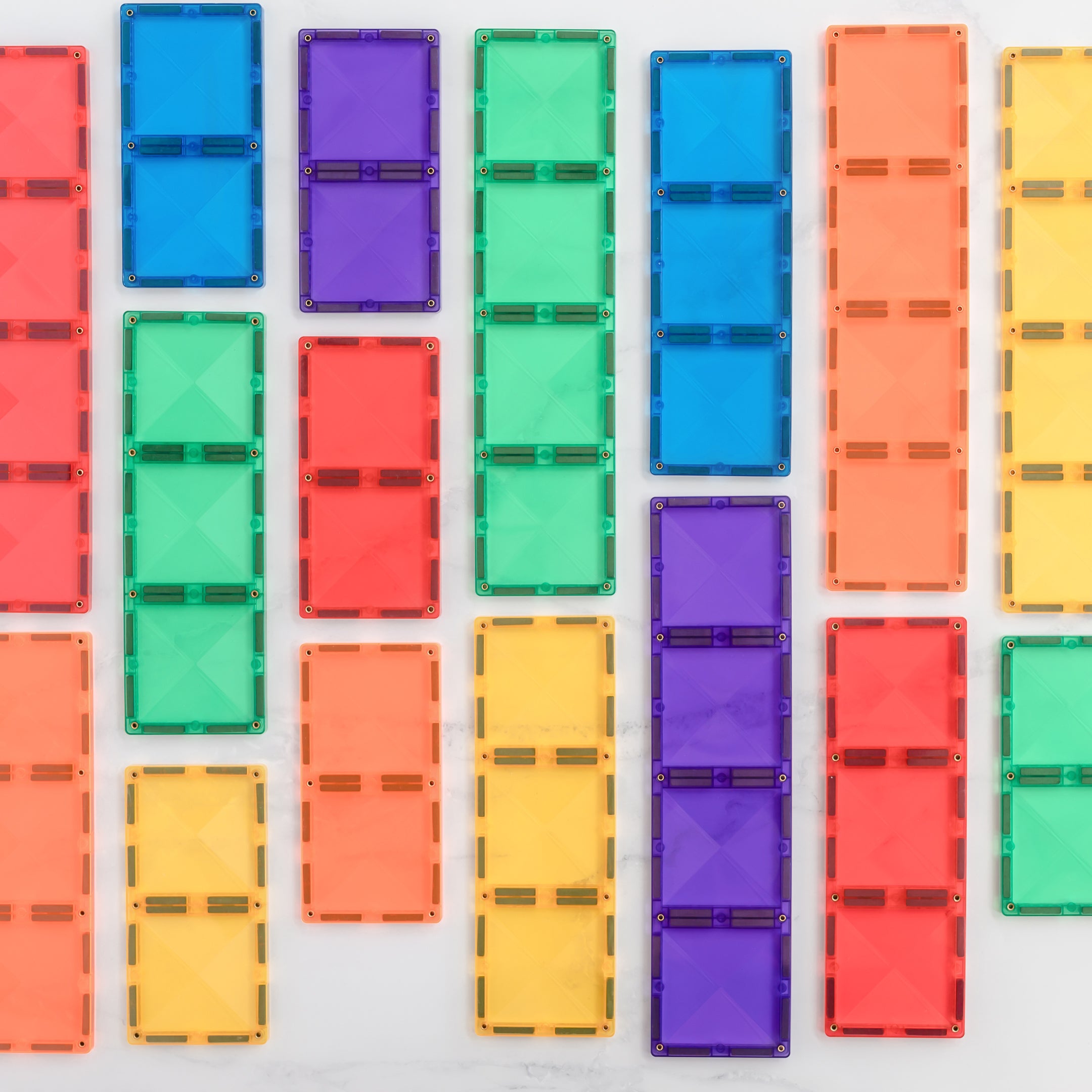 connetix - Magnetbausteine Rainbow Rectangle Pack 18-tlg.