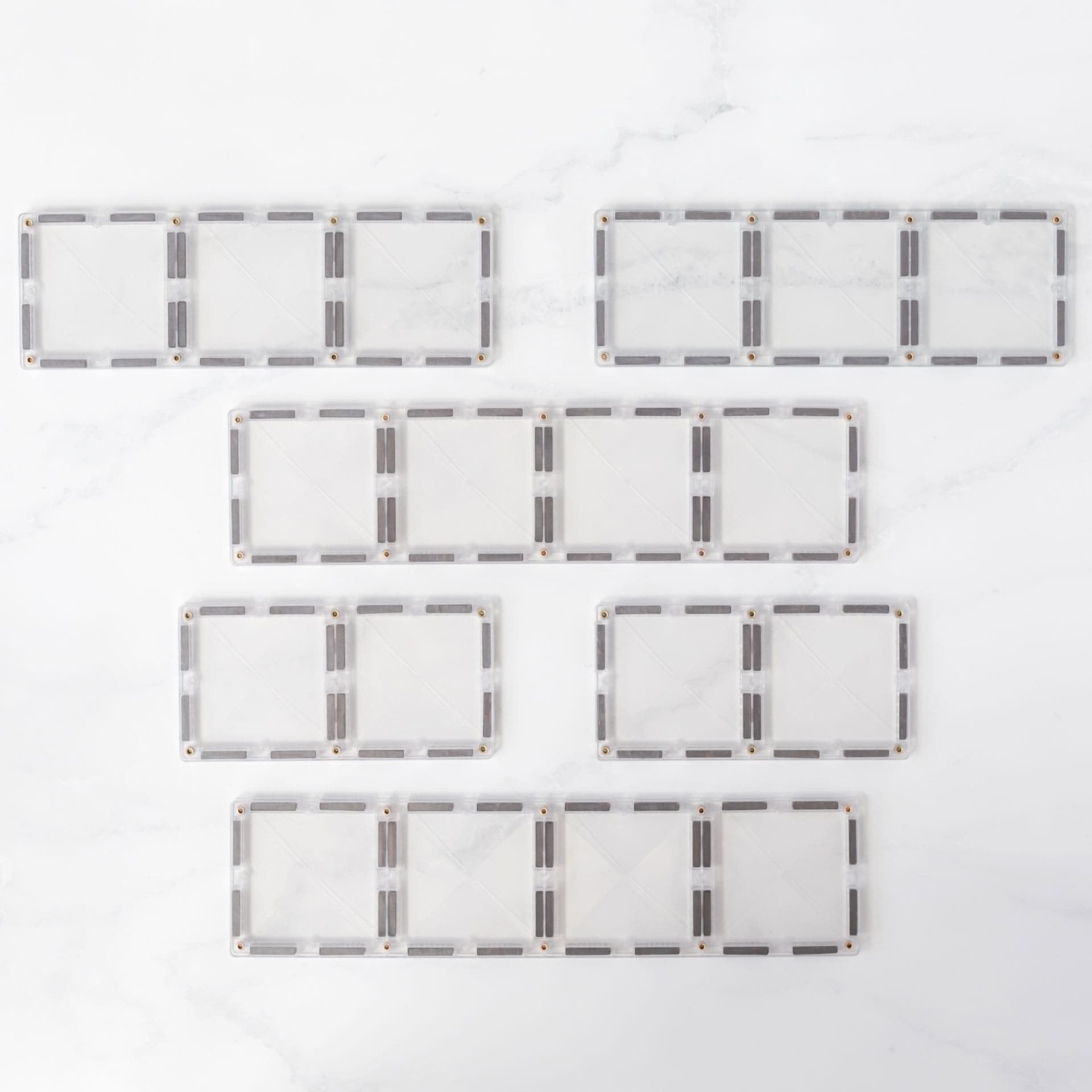connetix - Magnetbausteine Clear Rectangle Pack 12-tlg.