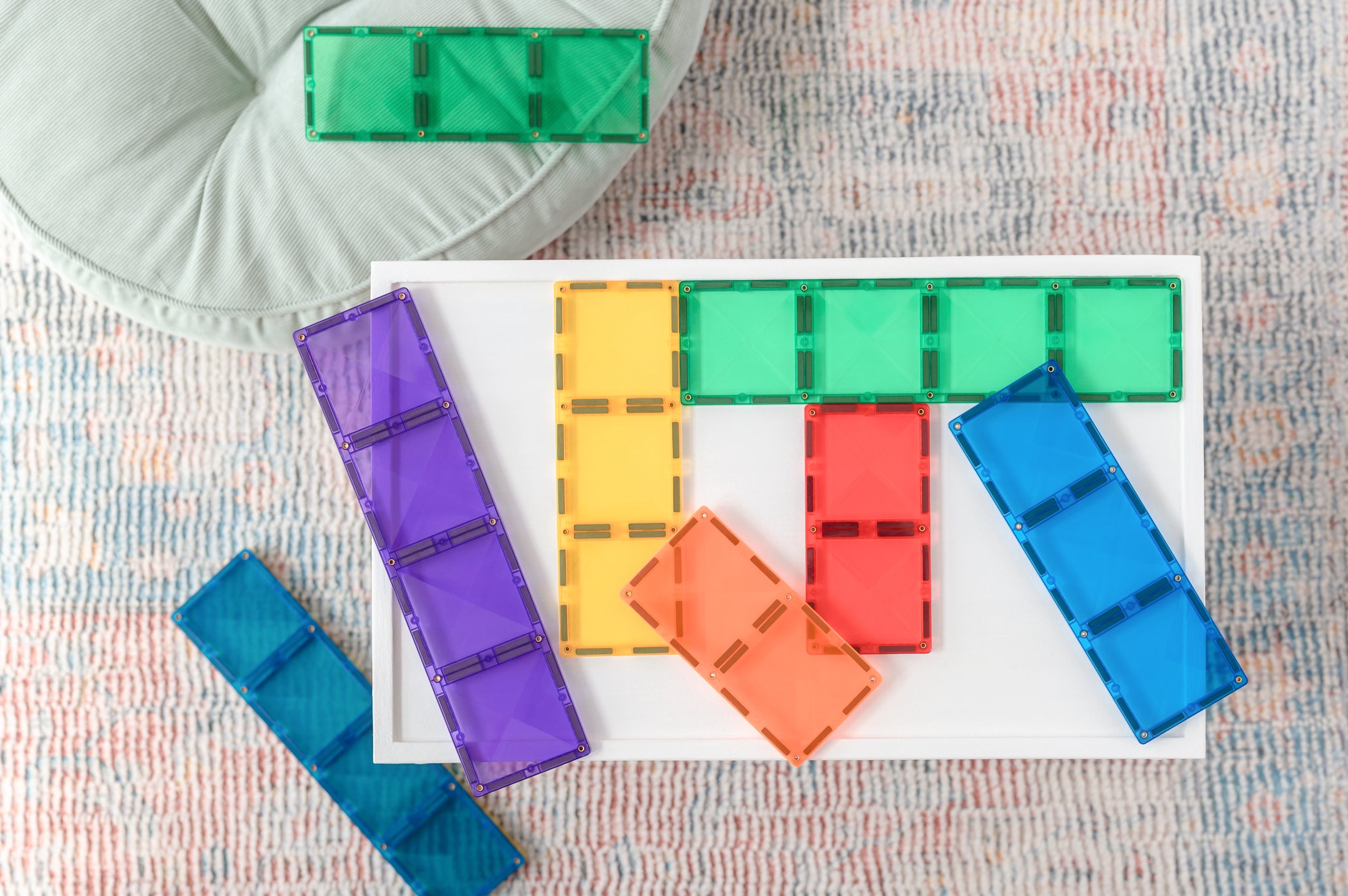 connetix - Magnetbausteine Rainbow Rectangle Pack 18-tlg.