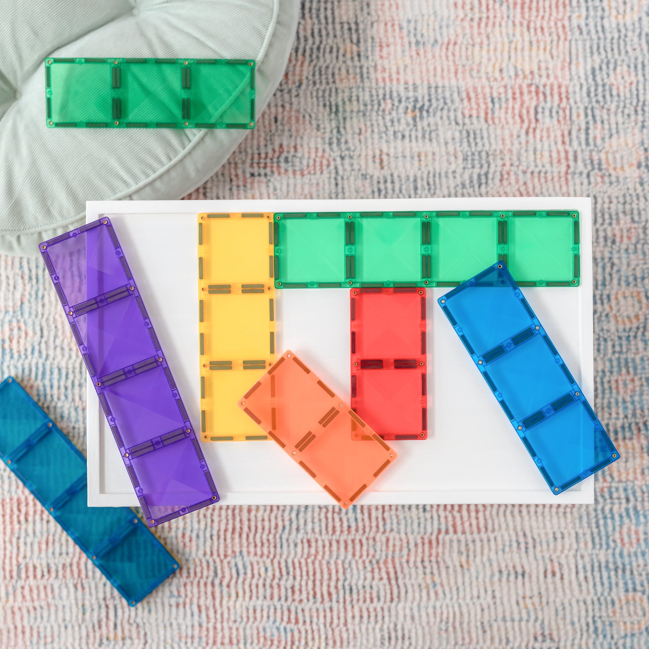 connetix - Magnetbausteine Rainbow Rectangle Pack 18-tlg.