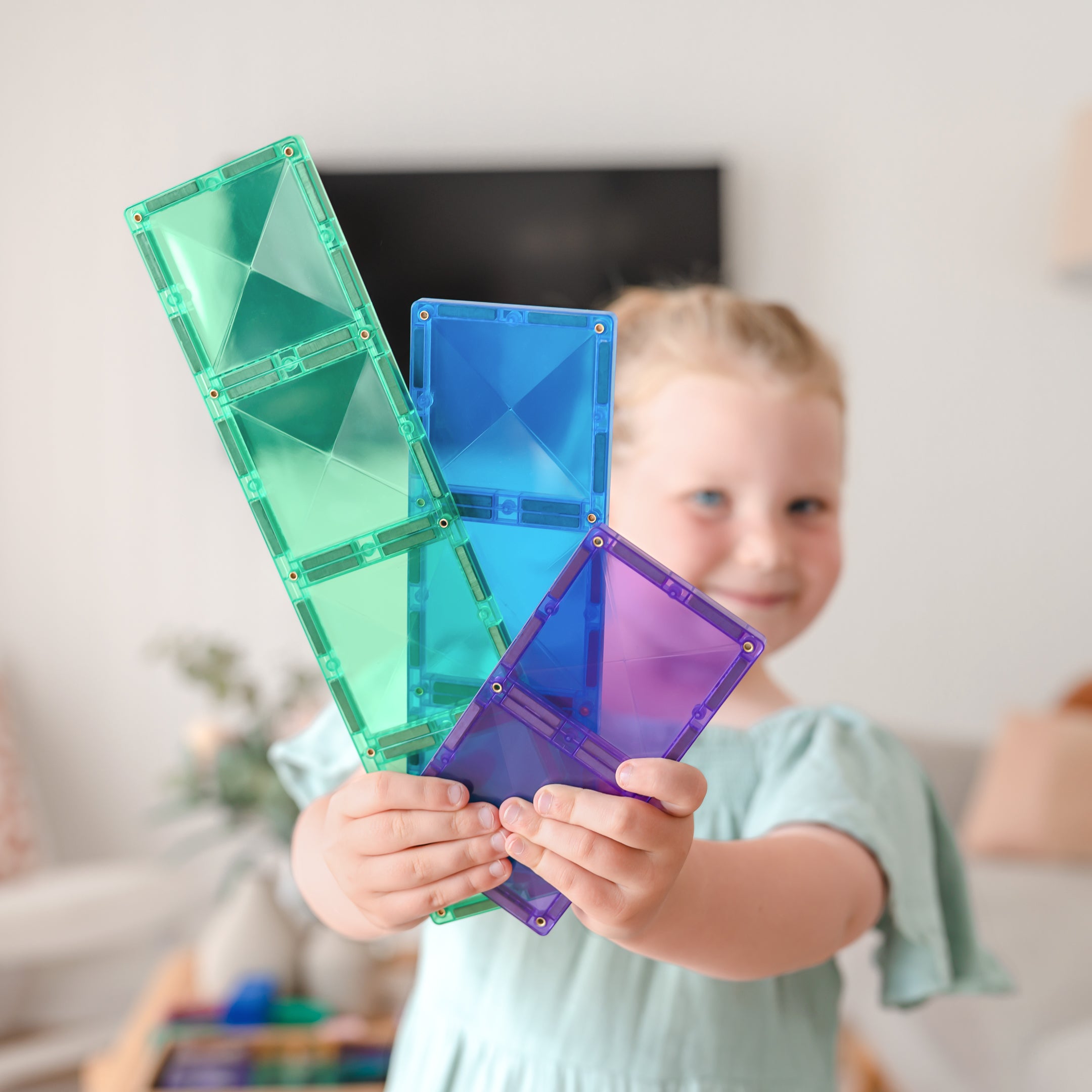 connetix - Magnetbausteine Rainbow Rectangle Pack 18-tlg.