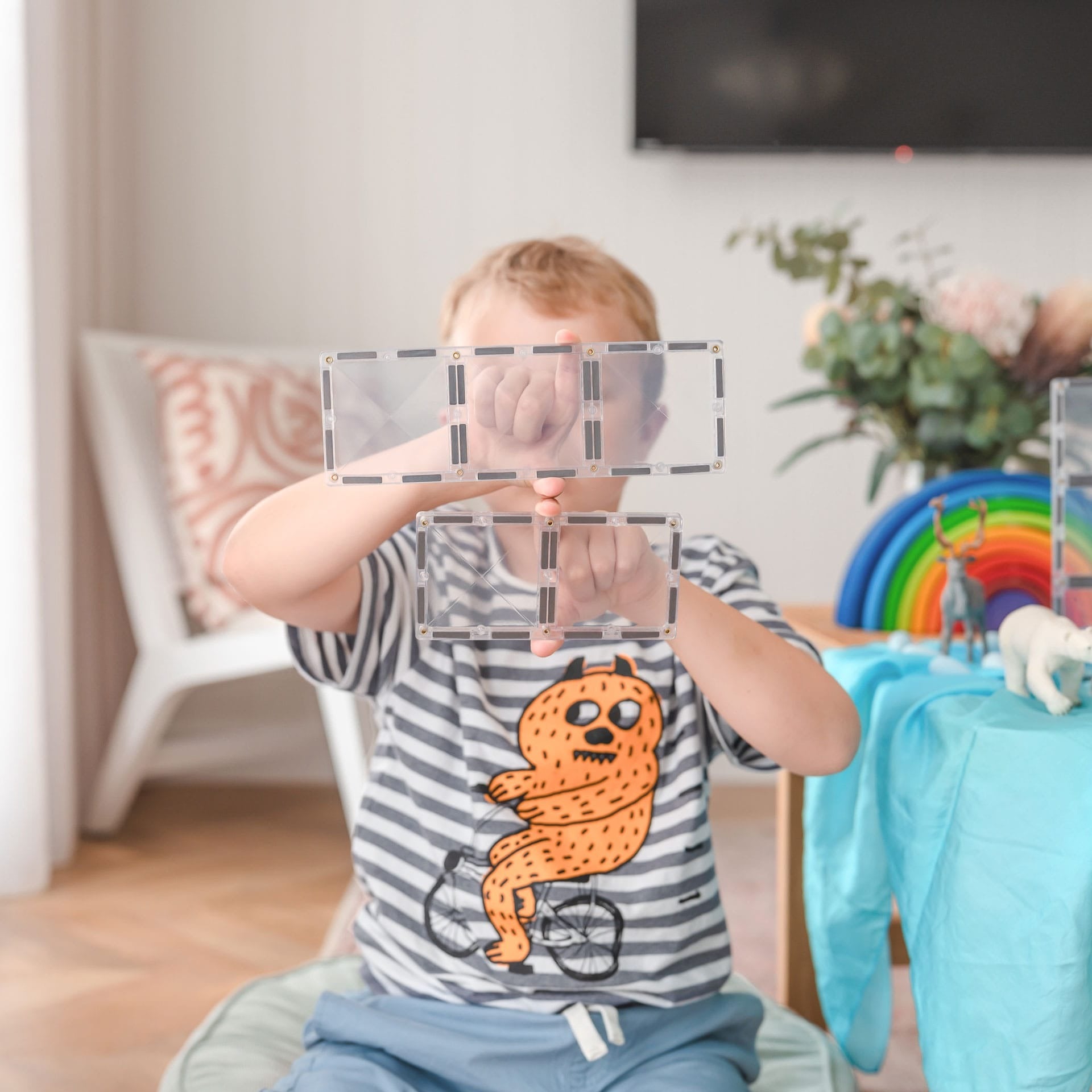 connetix - Magnetbausteine Clear Rectangle Pack 12-tlg.