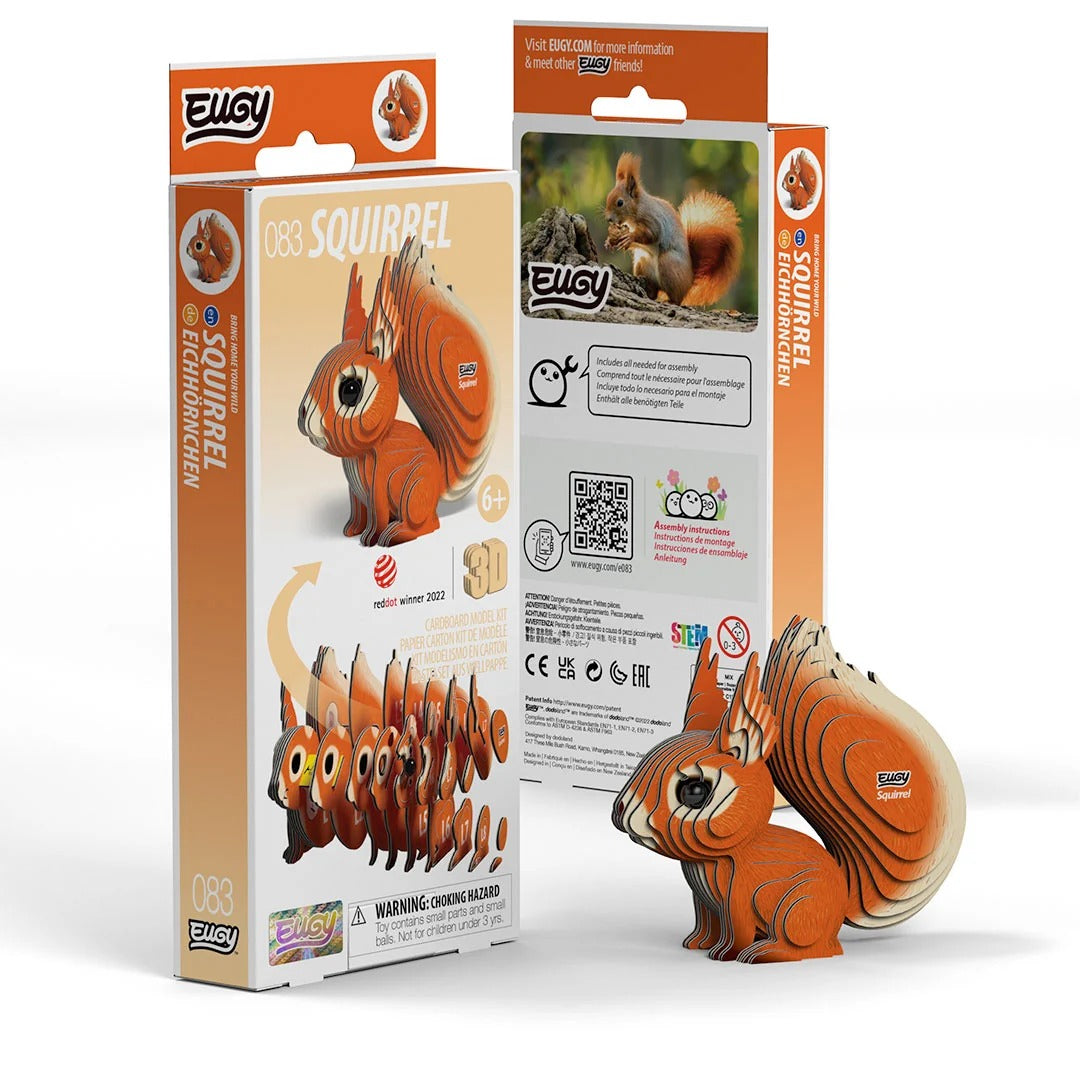 Eugy - 3D Bastelset Eichhörnchen
