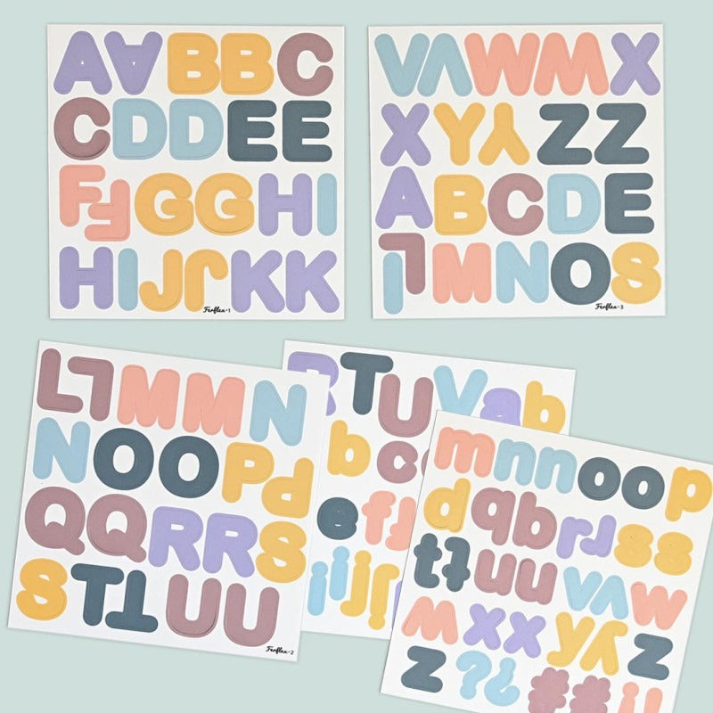 Ferflex - Magnetspiel Buchstaben pastell