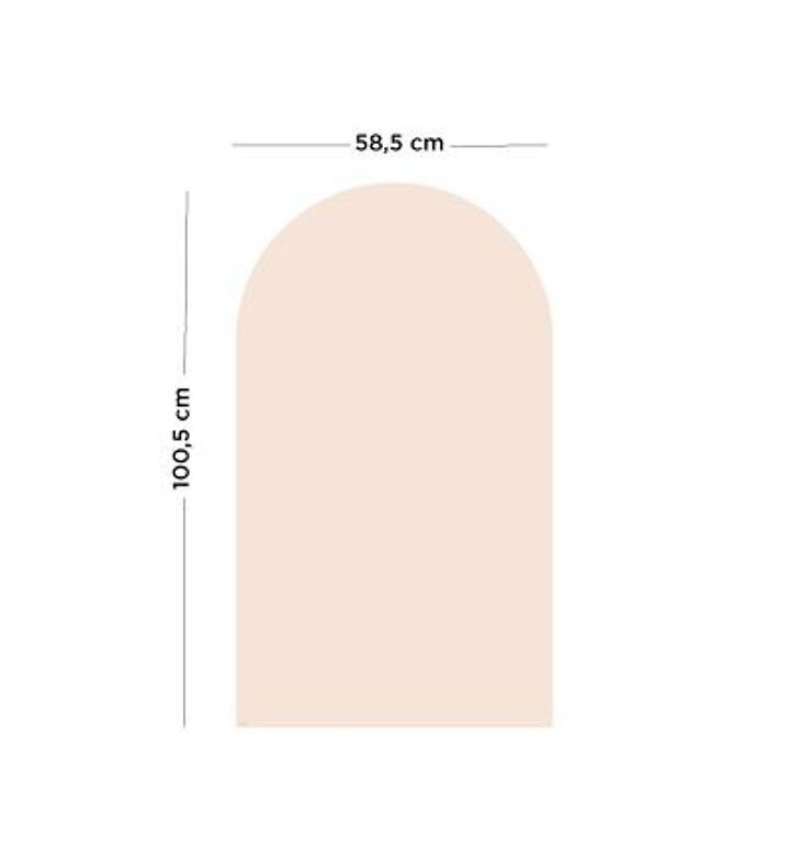 Ferflex - Magnettafel Bogen rosa 100 x 58 cm