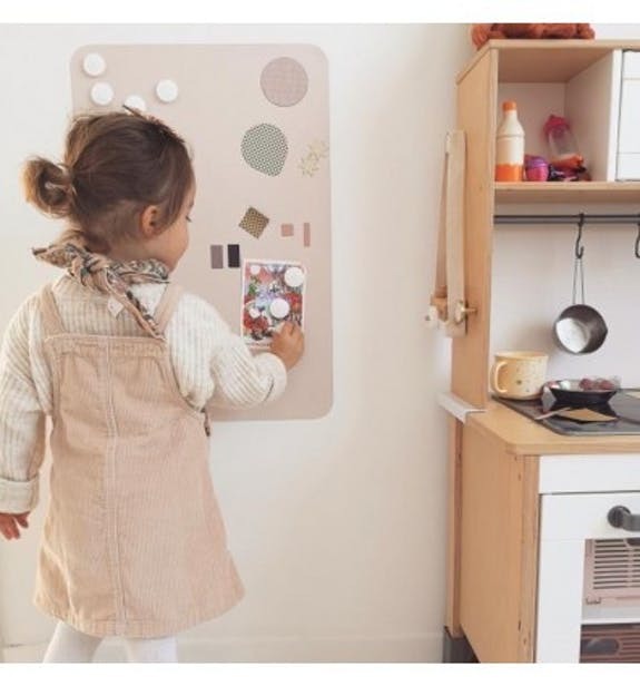 Ferflex - Magnettafel eckig rosa 90x57 cm