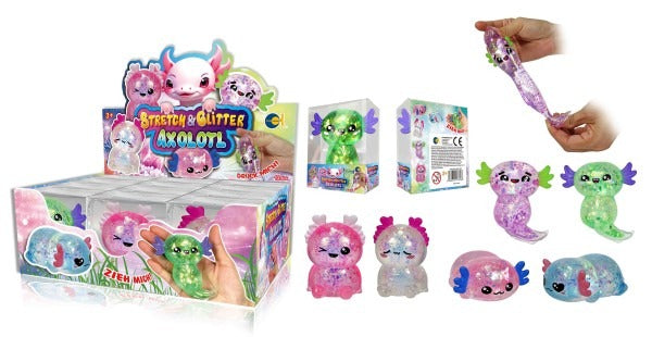 Fun Trading - Stretchy Glitzer Axolotl