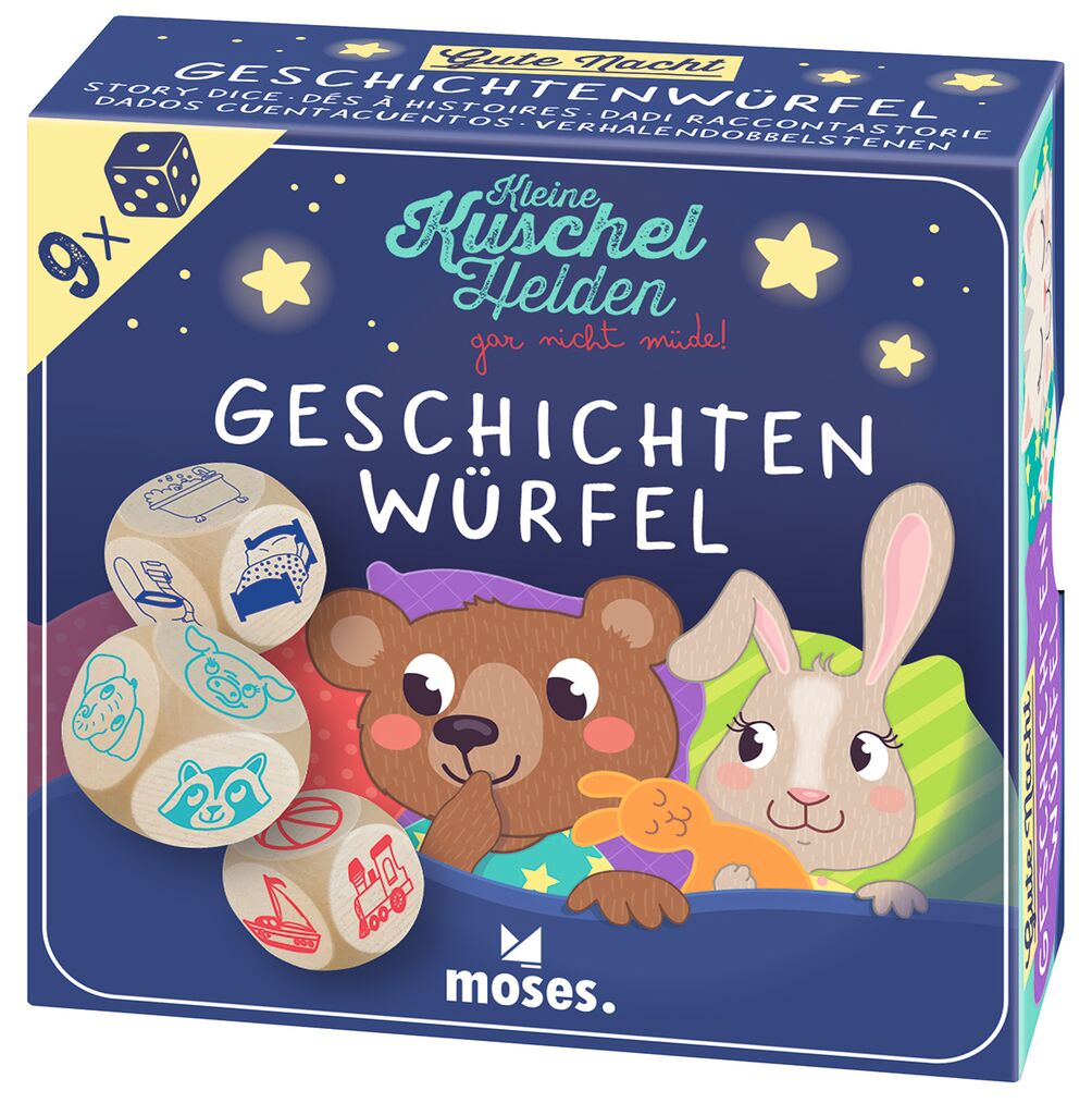 moses - Kuschelhelden Geschichtenwürfel