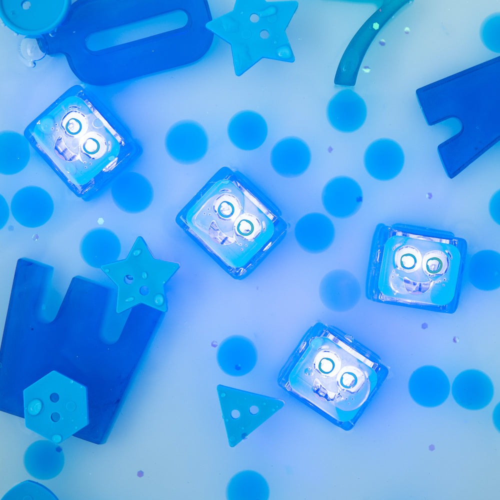Glo Pals - Badespielzeug Cubes Blair Blau