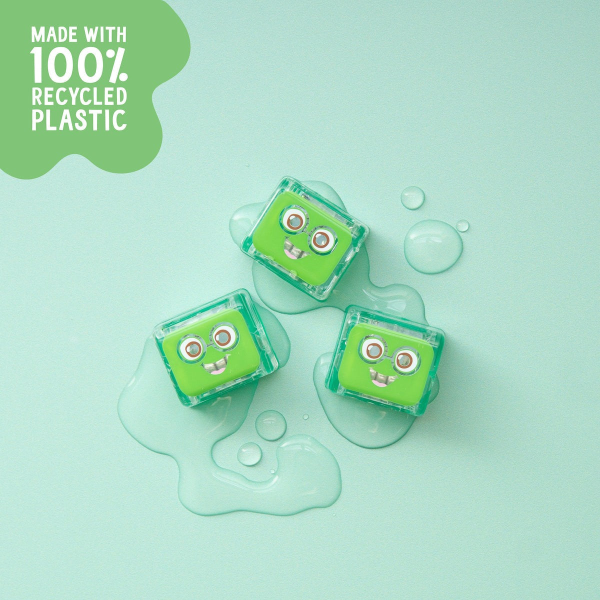Glo Pals - Badespielzeug Cubes Pippa Grün