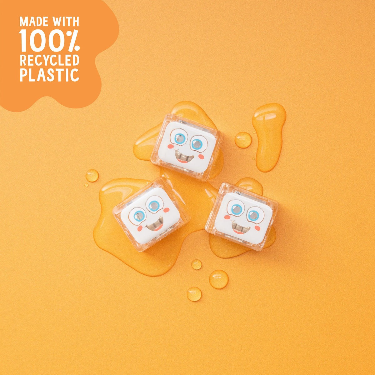Glo Pals - Badespielzeug Cubes Party Pal Weiß