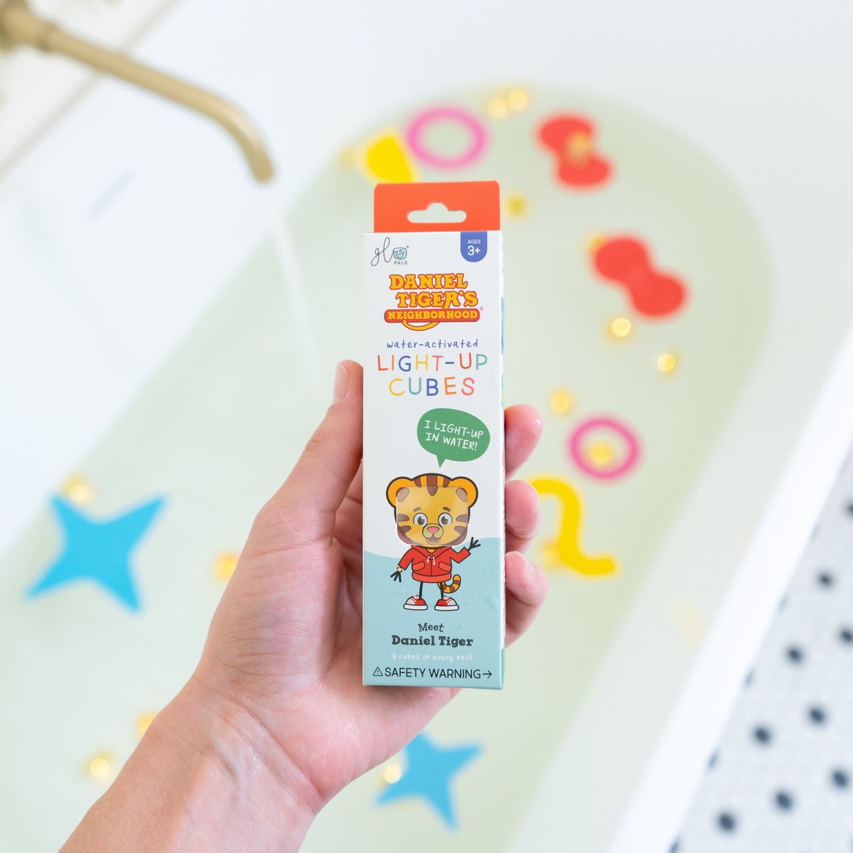 Glo Pals - Badespielzeug Cubes Daniel Tiger