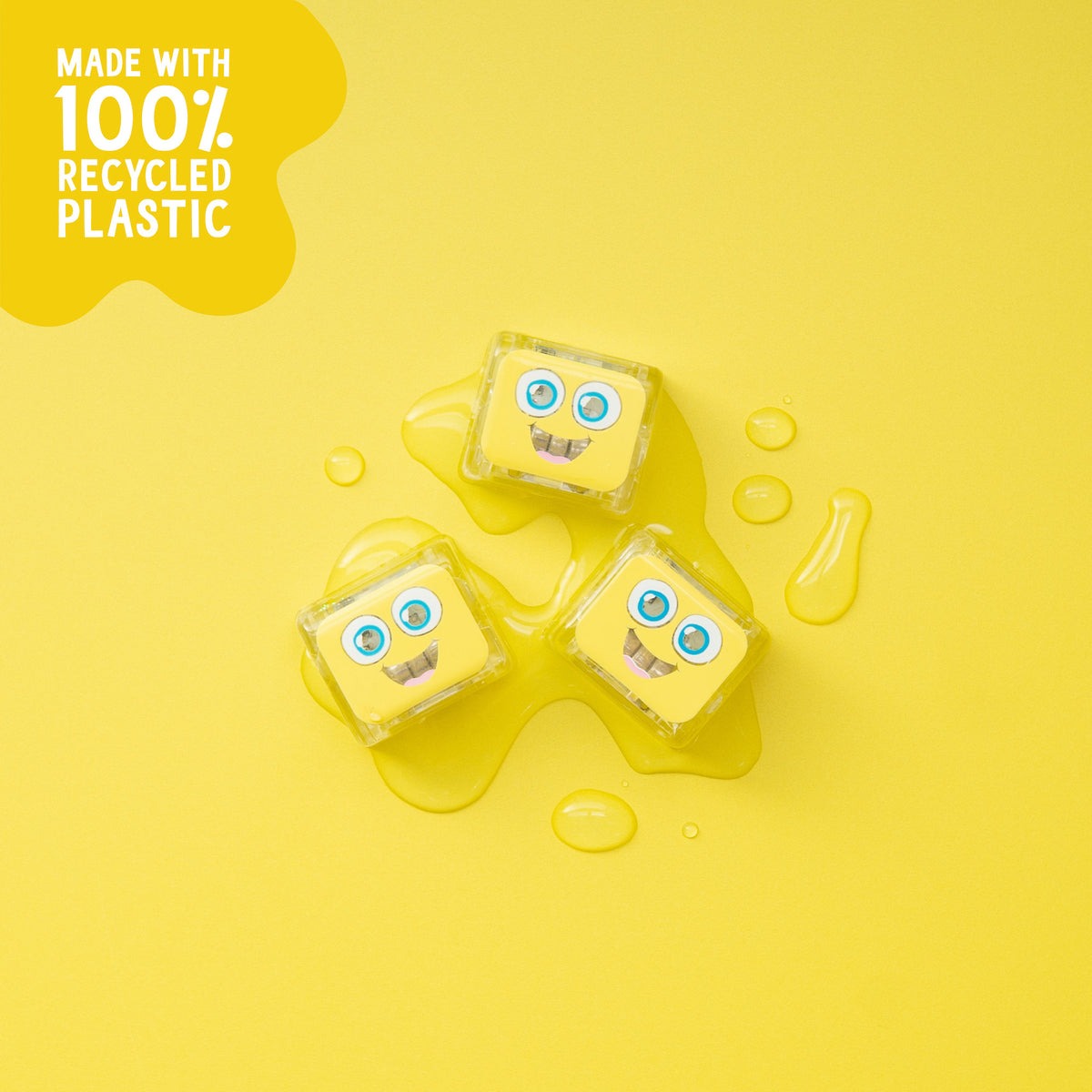 Glo Pals - Badespielzeug  Cubes Alex Gelb