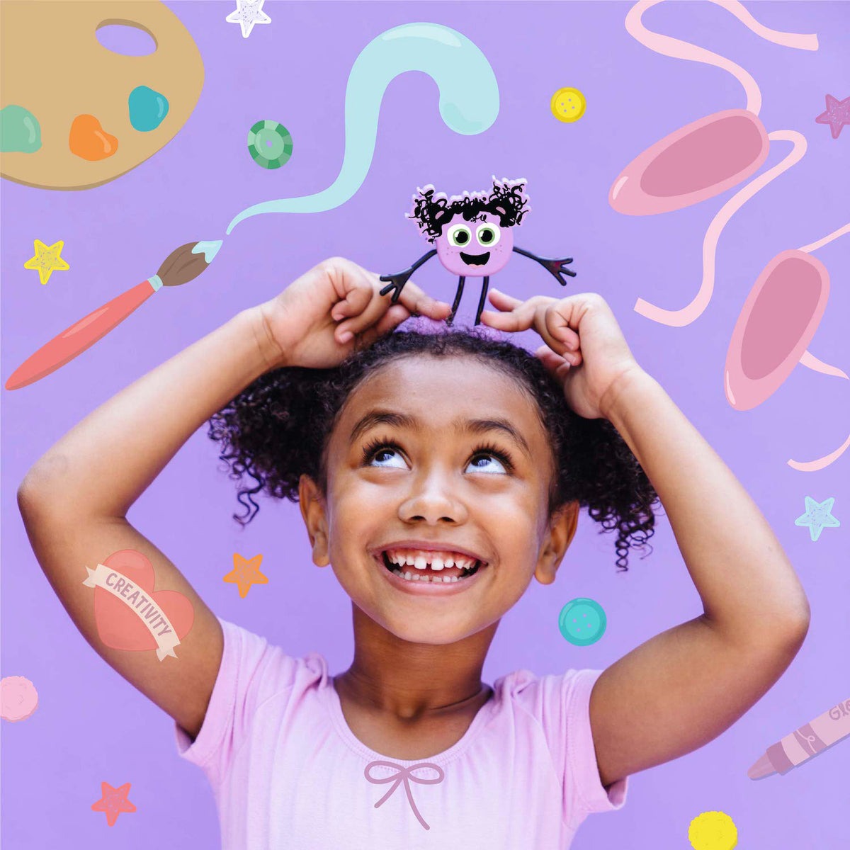 Glo Pals - Badespielzeug Charakter Lumi Lila