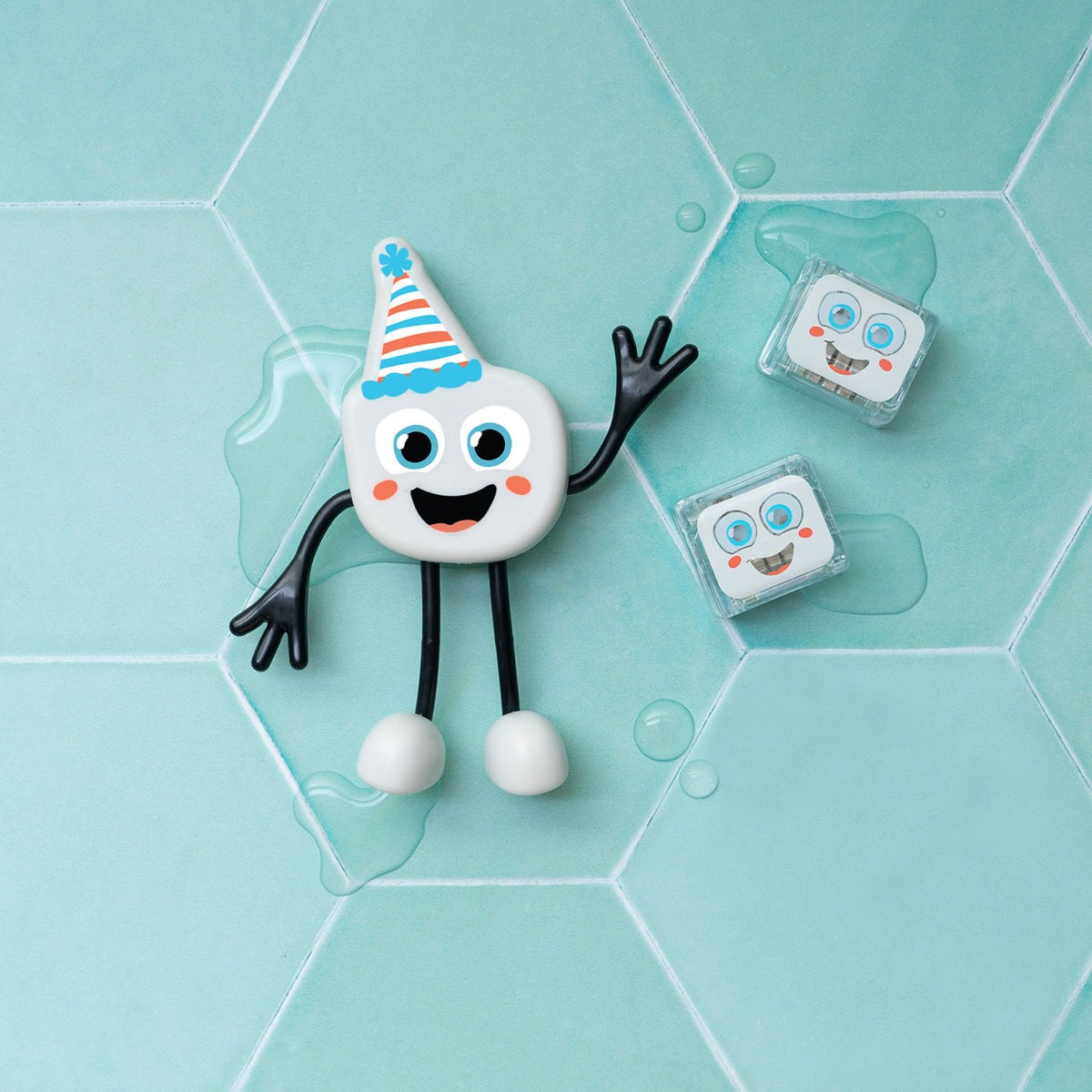 Glo Pals - Badespielzeug Charakter Party Pal Weiß