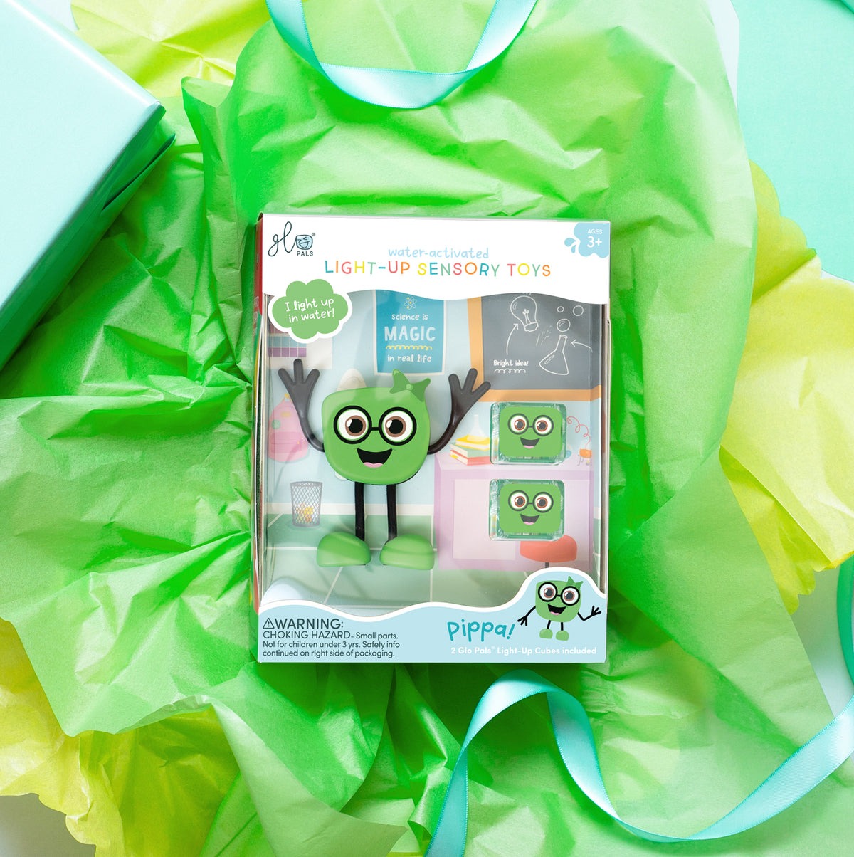 Glo Pals - Badespielzeug Charakter Pippa Grün