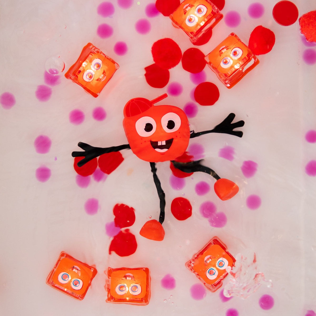 Glo Pals - Badespielzeug Charakter Sammy Rot