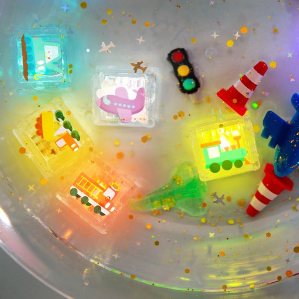 Glo Pals - Badespielzeug Cubes Awesome Autos