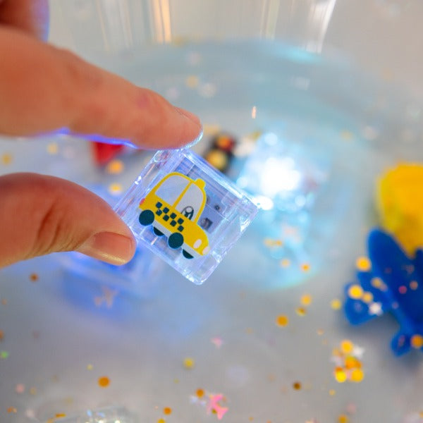 Glo Pals - Badespielzeug Cubes Awesome Autos