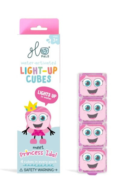 Glo Pals - Badespielzeug Cubes Ida Pink