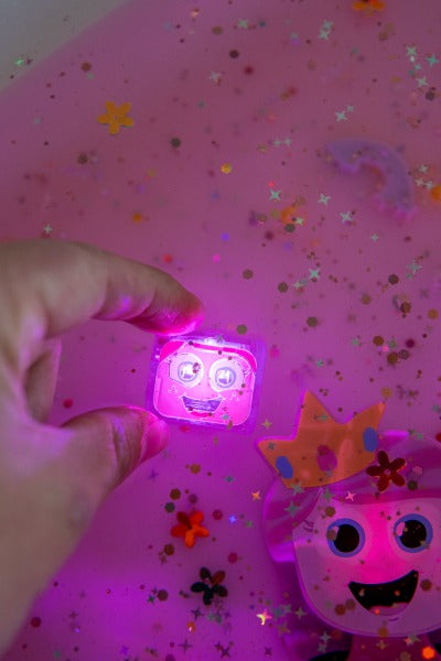 Glo Pals - Badespielzeug Cubes Ida Pink