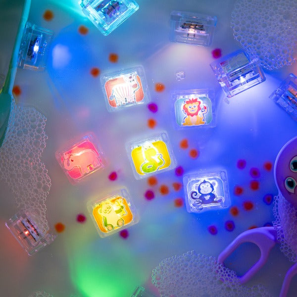 Glo Pals - Badespielzeug Cubes Zany Zoo