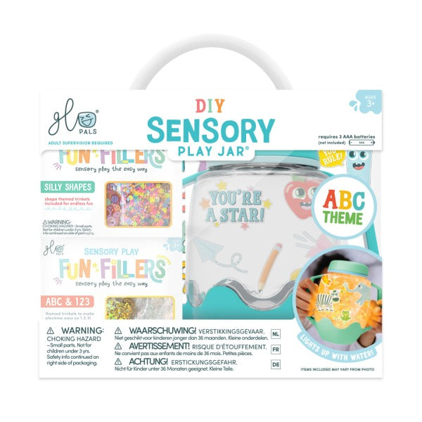 Glo Pals - Spielglas Sensory DIY-Set ABC