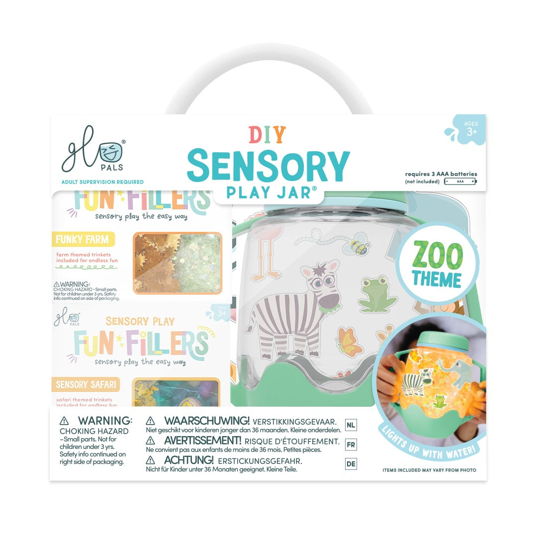 Glo Pals - Spielglas Sensory DIY-Set Zoo