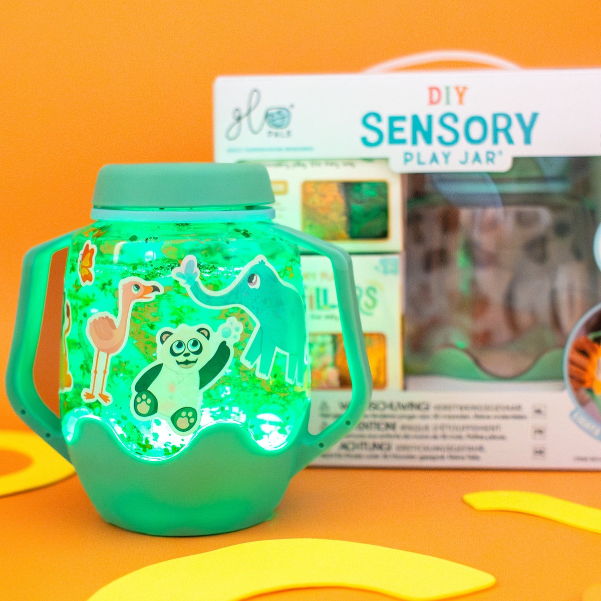 Glo Pals - Spielglas Sensory DIY-Set Zoo