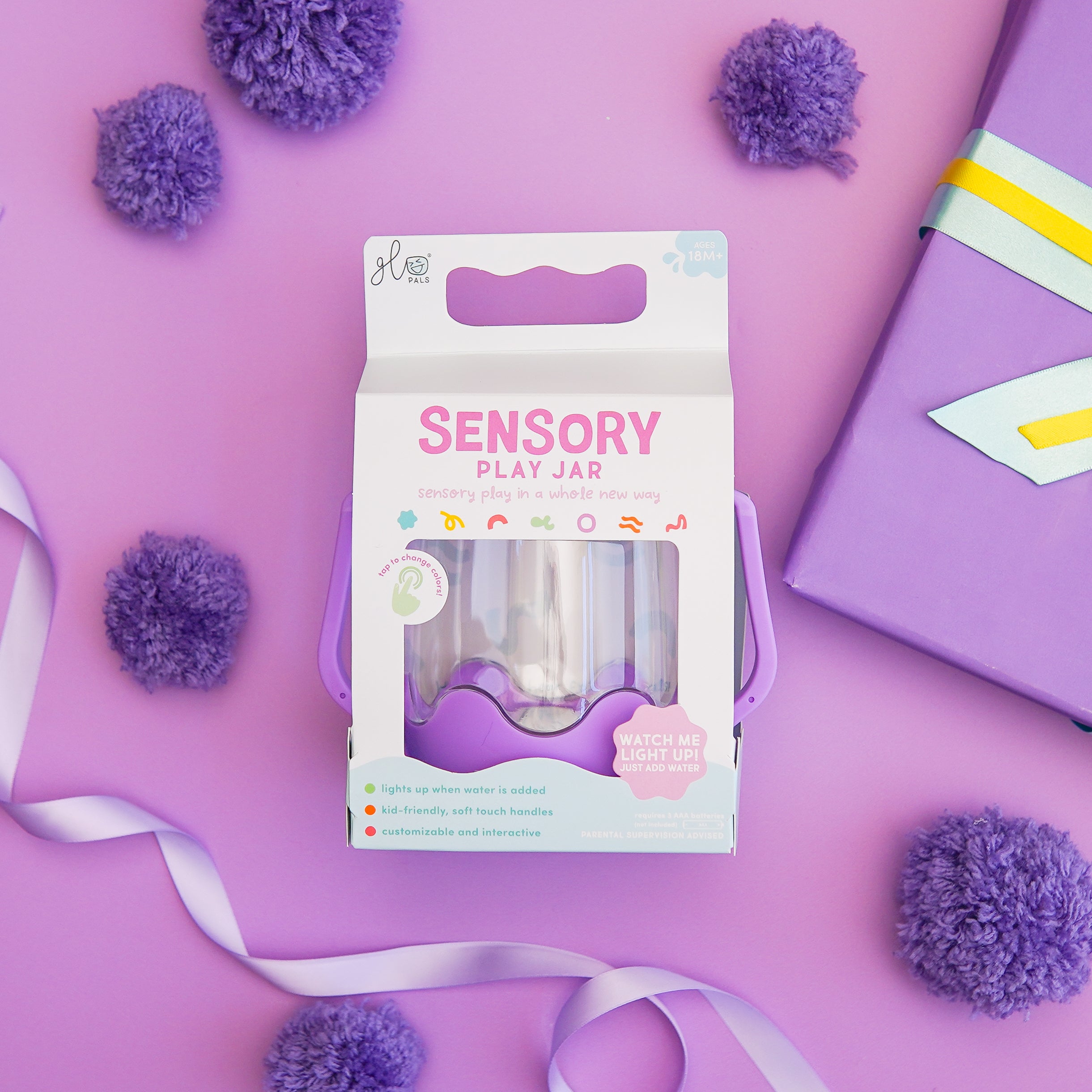 Glo Pals - Spielglas Sensory Purple
