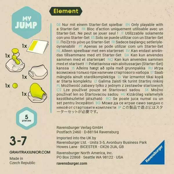 Ravensburger - Kugelbahn: GraviTrax Junior Element Jump