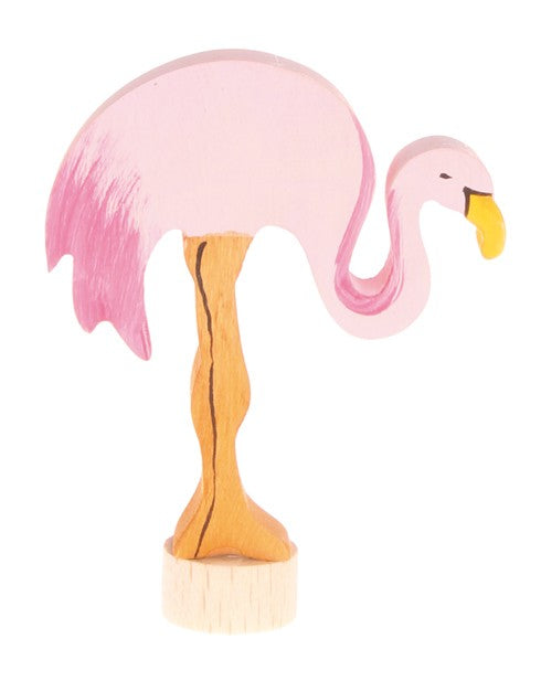 GRIMM'S - verschiedene Holzstecker - Flamingo