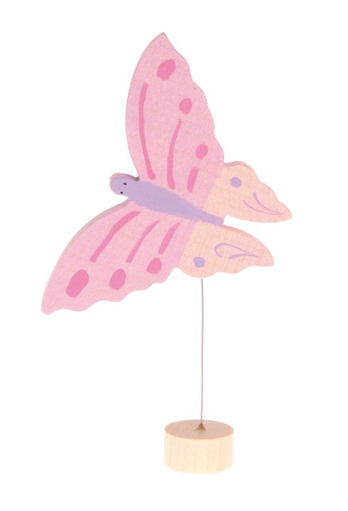 GRIMM'S - verschiedene Holzstecker - Schmetterling rosa