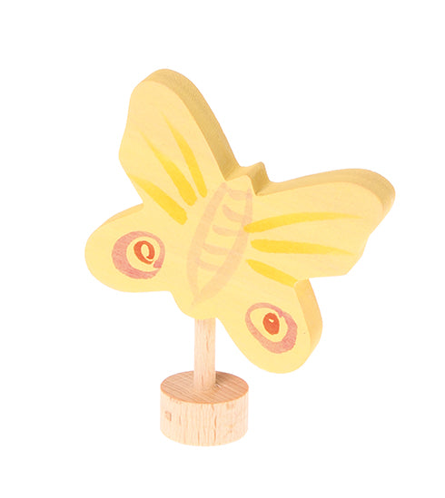 GRIMM'S - verschiedene Holzstecker - Schmetterling gelb