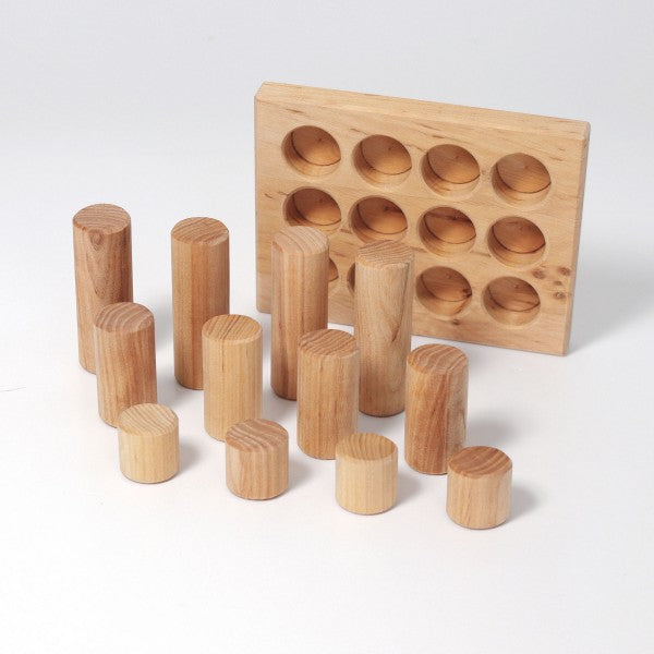 GRIMM'S - Steckspiel "Kleine Walzen" natur