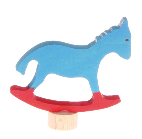 GRIMM'S - verschiedene Holzstecker - Schaukelpferd