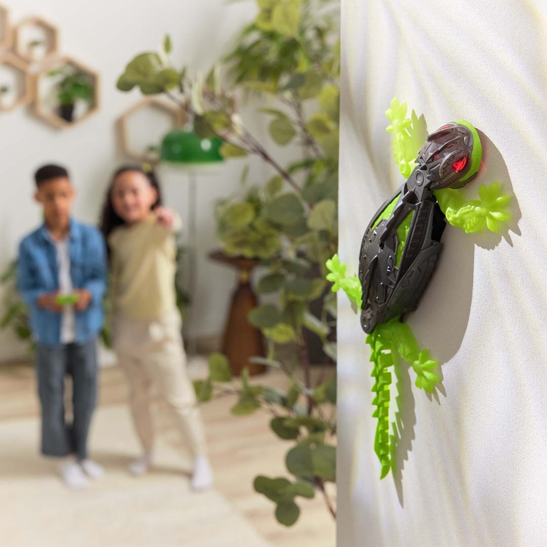 HEXBOTS - Wandkriechender Gecko mit Fernbedienung GLOW IN THE DARK
