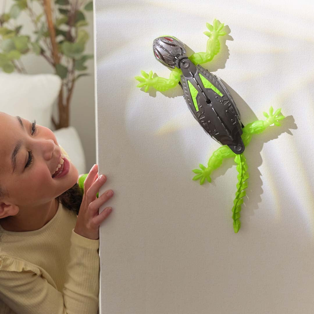 HEXBOTS - Wandkriechender Gecko mit Fernbedienung GLOW IN THE DARK