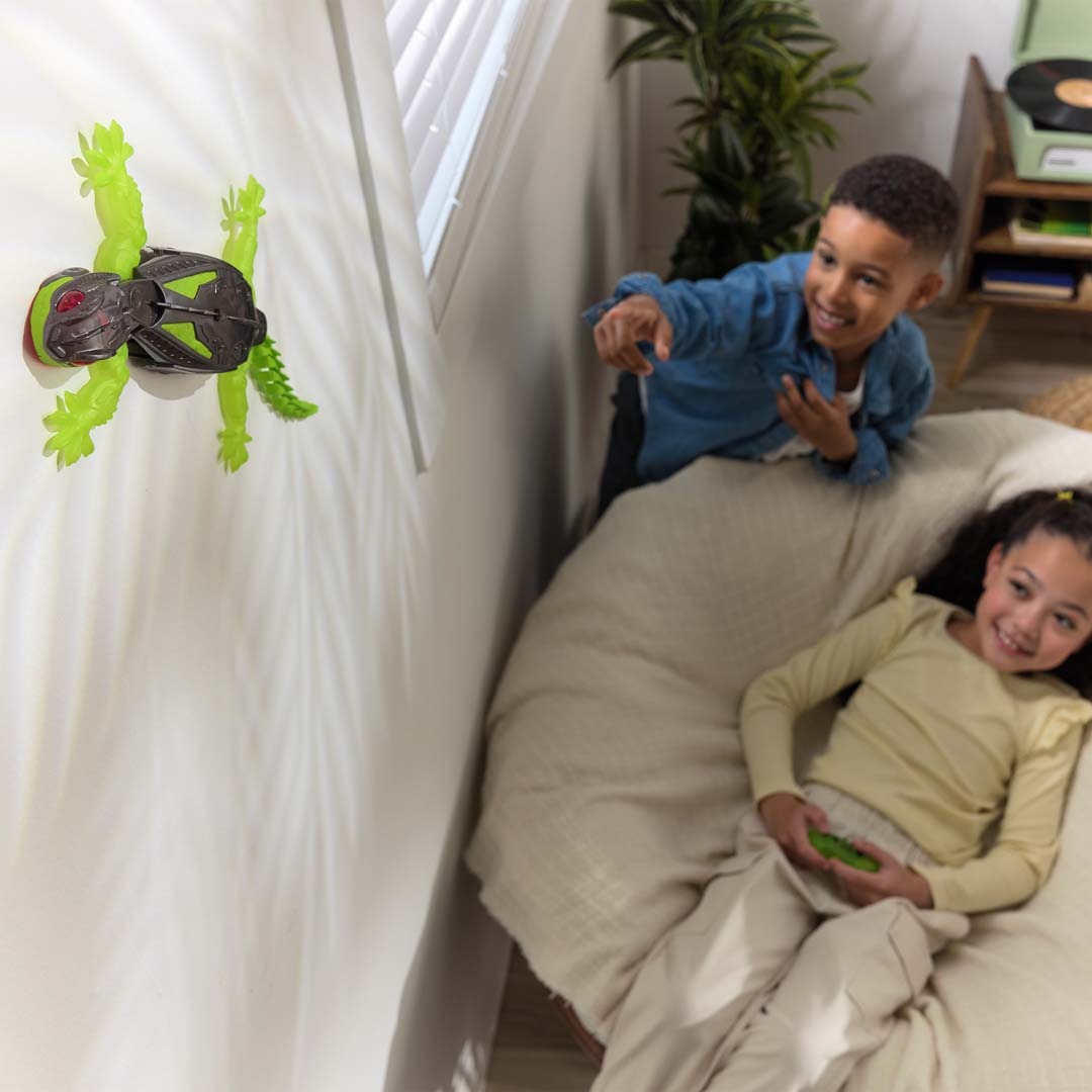 HEXBOTS - Wandkriechender Gecko mit Fernbedienung GLOW IN THE DARK