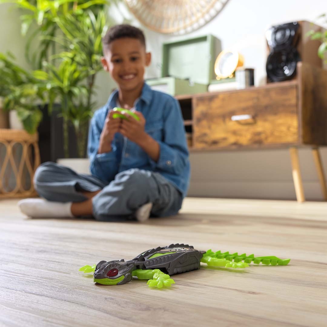 HEXBOTS - Wandkriechender Gecko mit Fernbedienung GLOW IN THE DARK