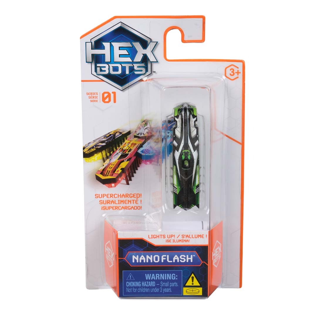 HEXBOTS - Nano Flash Bots mit LED Single Pack