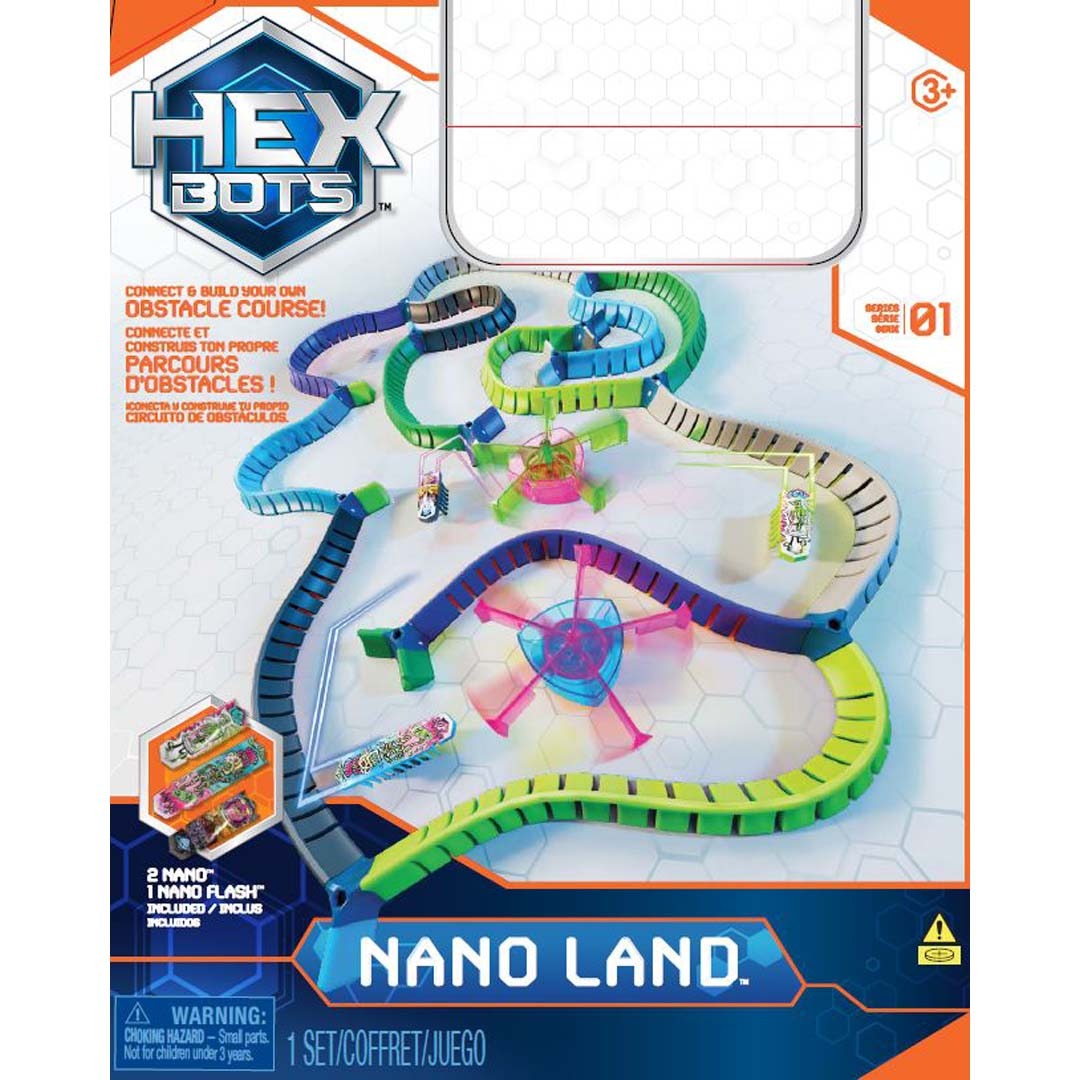 HEXBOTS - NanoLand Spielset mit 2 Nano Bots und Nano Flash Bot