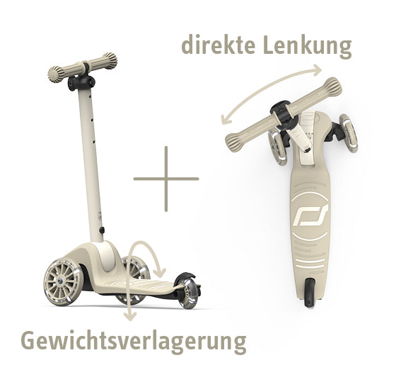 Scoot & Ride - Highwaykick 3S LED ash