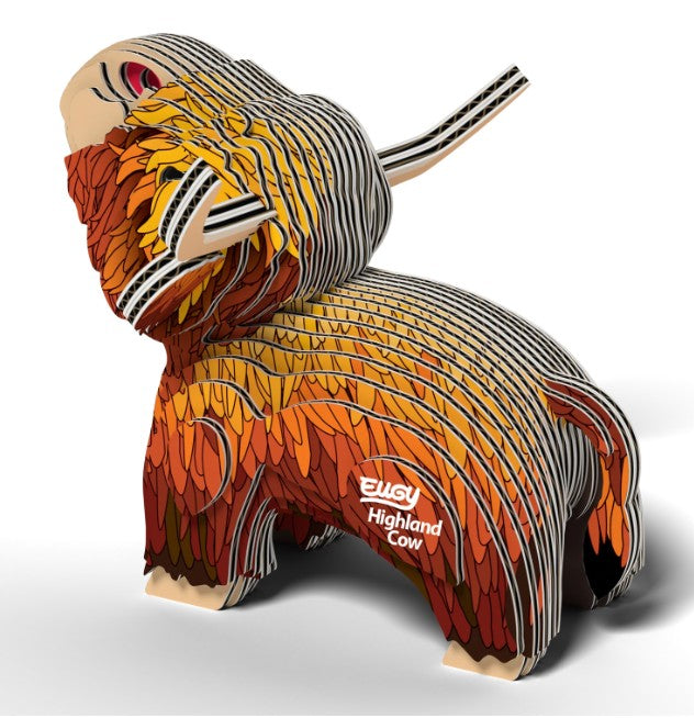 Eugy - 3D Bastelset Hochlandrind