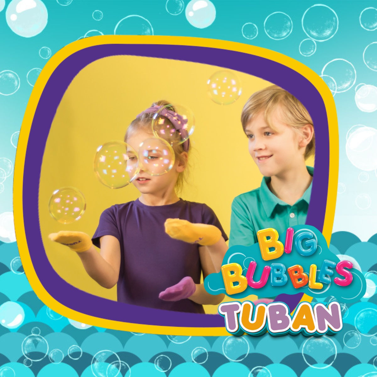 TUBAN - Seifenblasen-Set Bouncing Bubbles