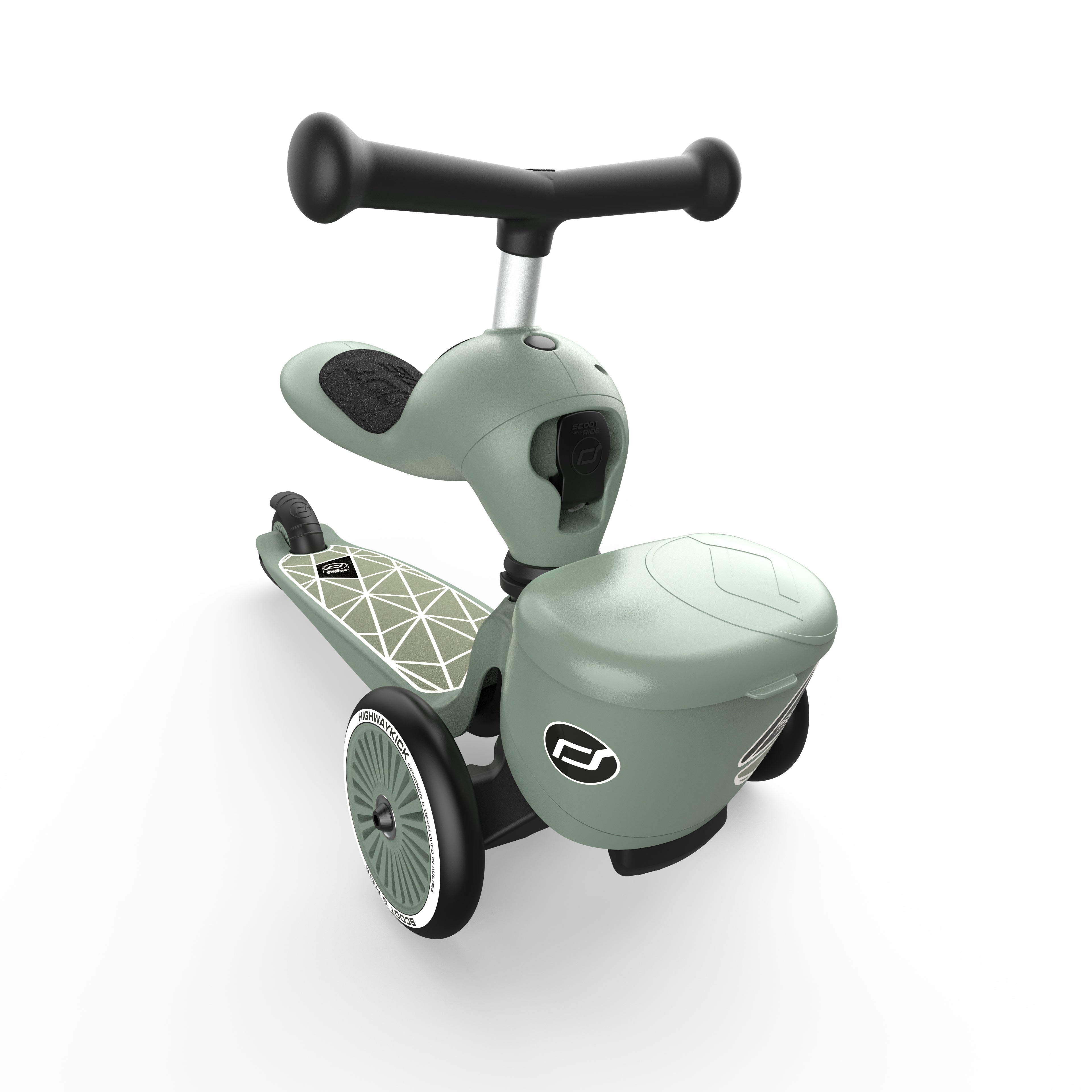 Scoot & Ride - Laufrad/Scooter Highwaykick 1 Lifestyle green lines