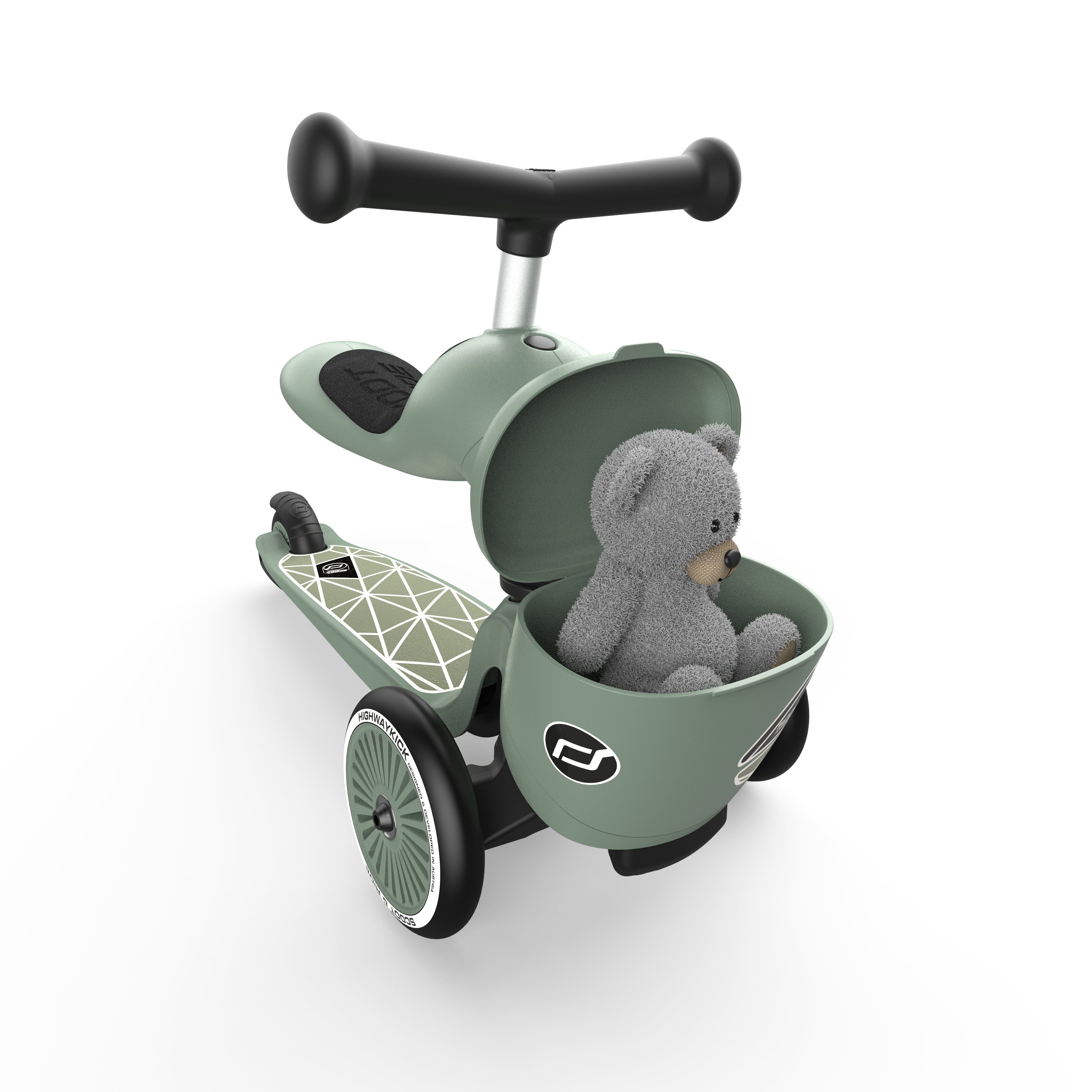 Scoot & Ride - Laufrad/Scooter Highwaykick 1 Lifestyle green lines