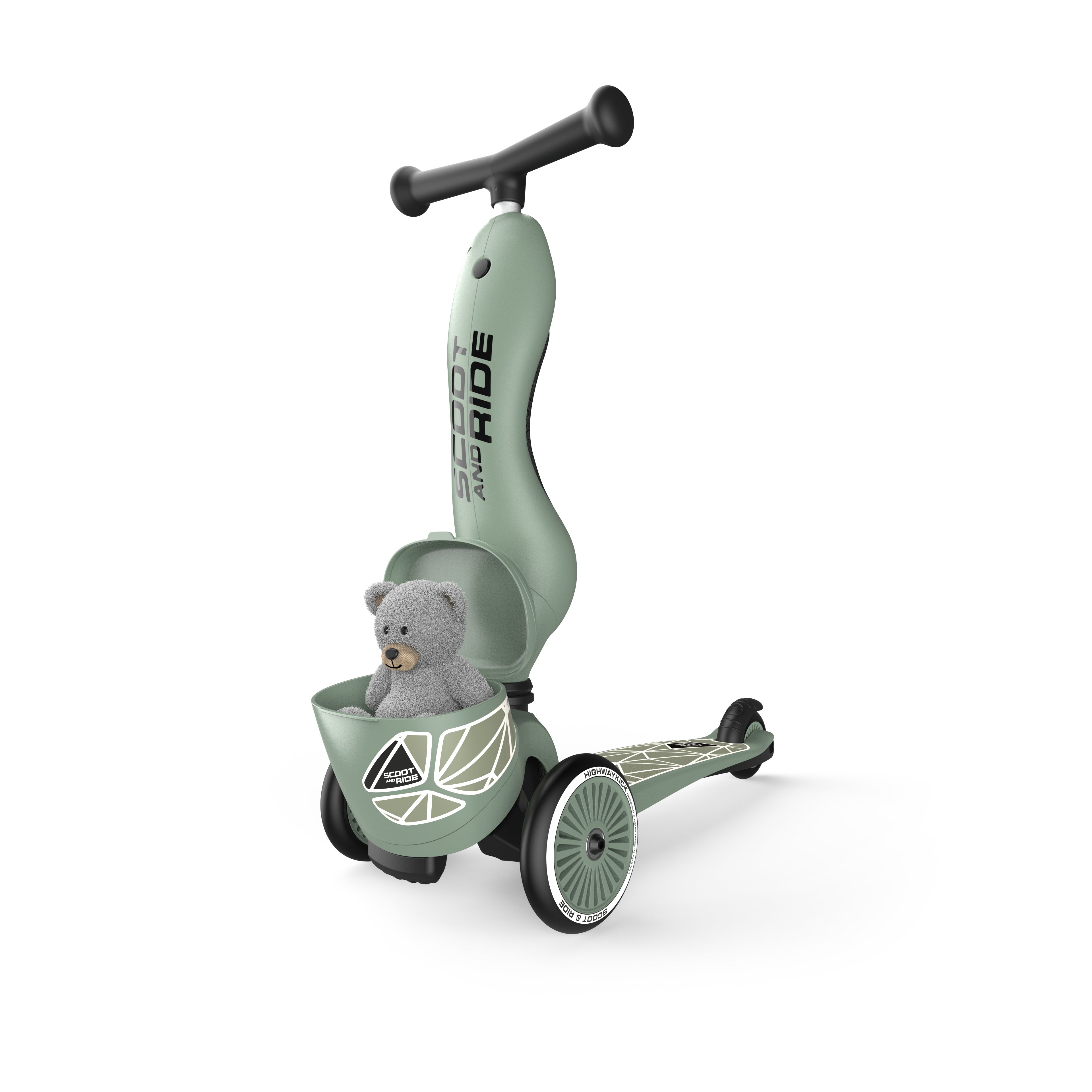 Scoot & Ride - Laufrad/Scooter Highwaykick 1 Lifestyle green lines