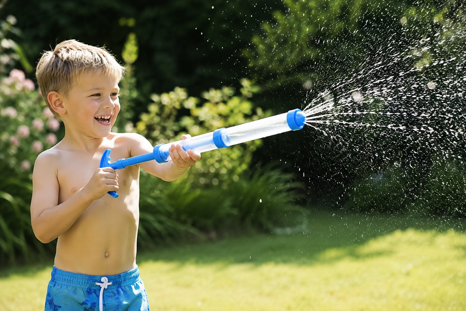 Idena - Wasserspritzer Regenshower/Feuerwerk 41cm